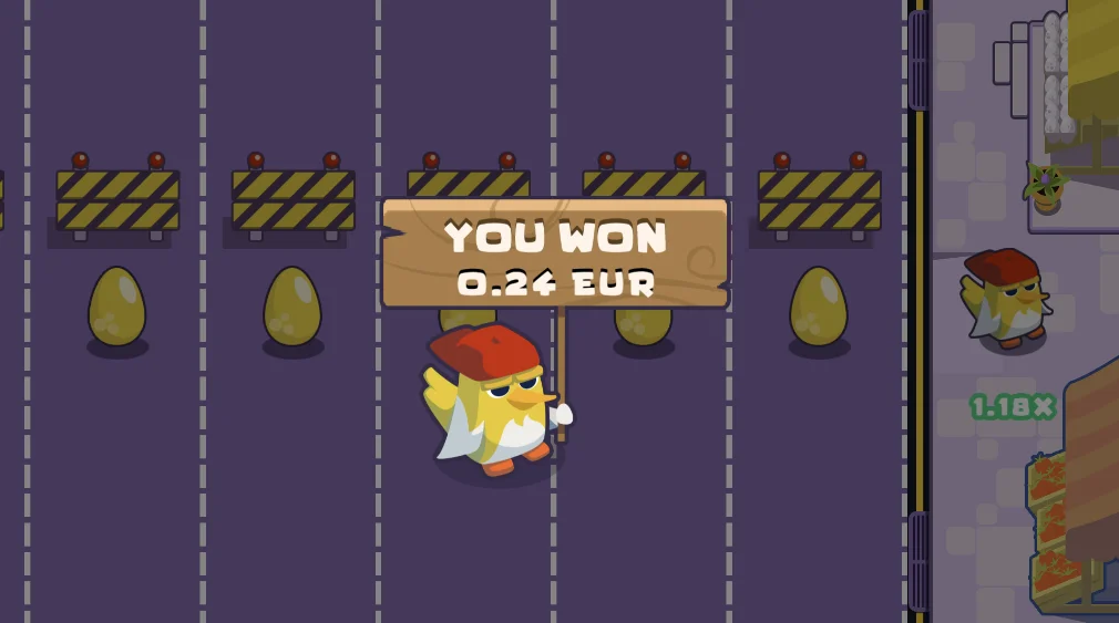 Chicken Crossing game