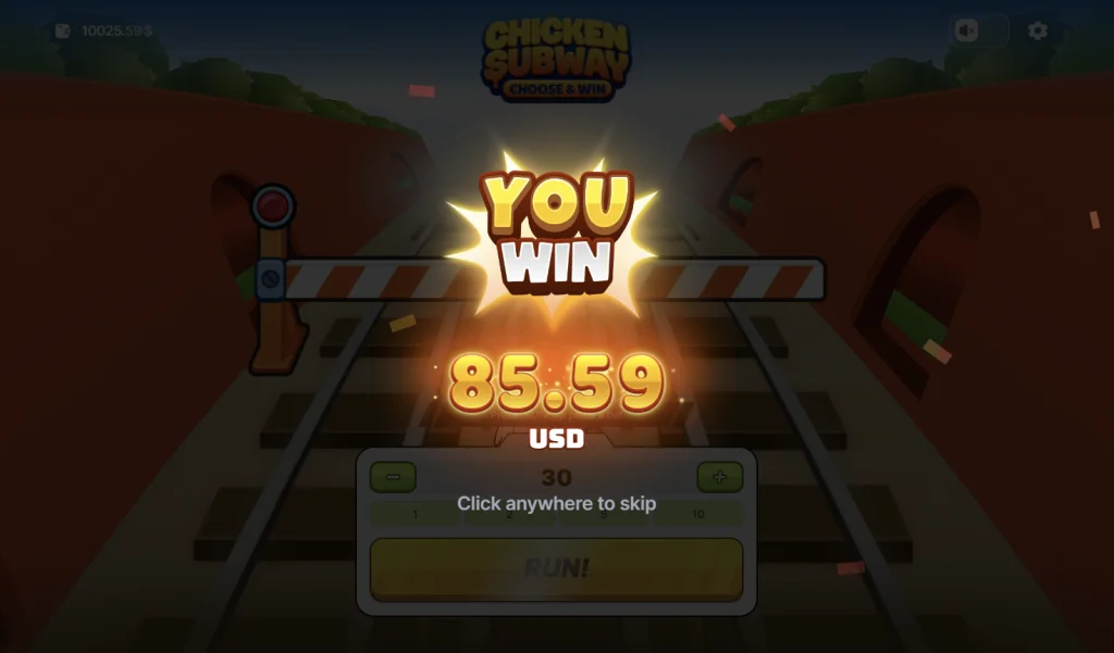 Chicken Subway demo Spiel