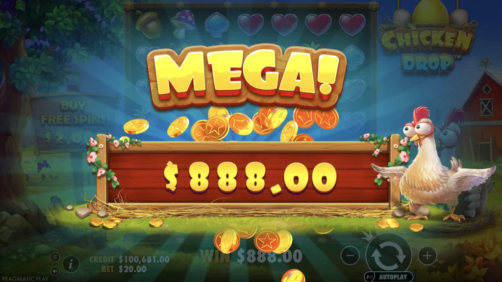 Chicken Drop Spiel demo